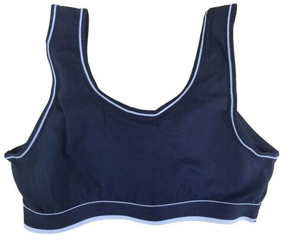 Спортивный топ Sports Bra из хлопка (Размер: XL) (Цвет: черный)