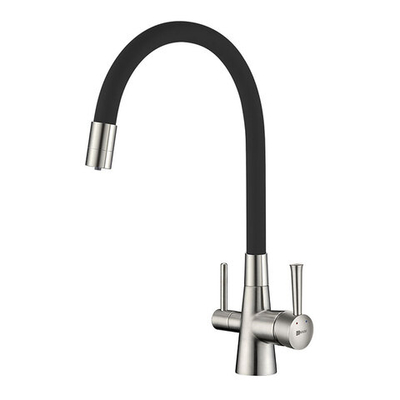 смеситель кухня LEMARK Comfort с подключением к фильтру с питьевой водой LM3075BN-Black