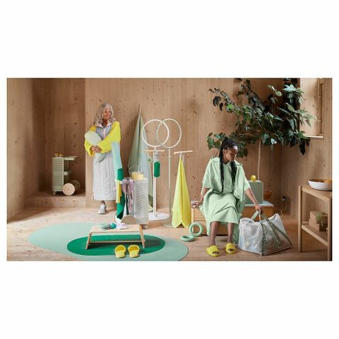 Набор полотенец IKEA DAJLIEN (ДАДЖЛИЕН), Желтый, Нейлон, 30х50 см