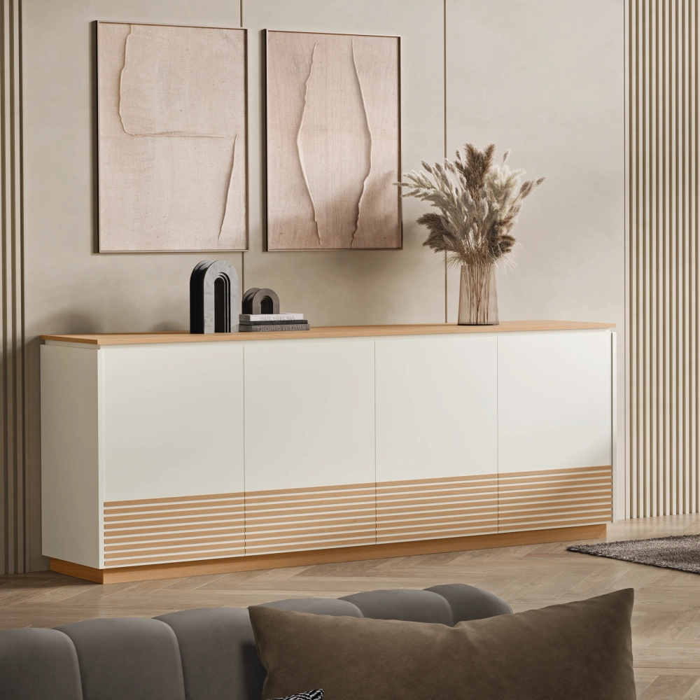 Гостиная NOA 17 Neutro/Lacado Branco IDC