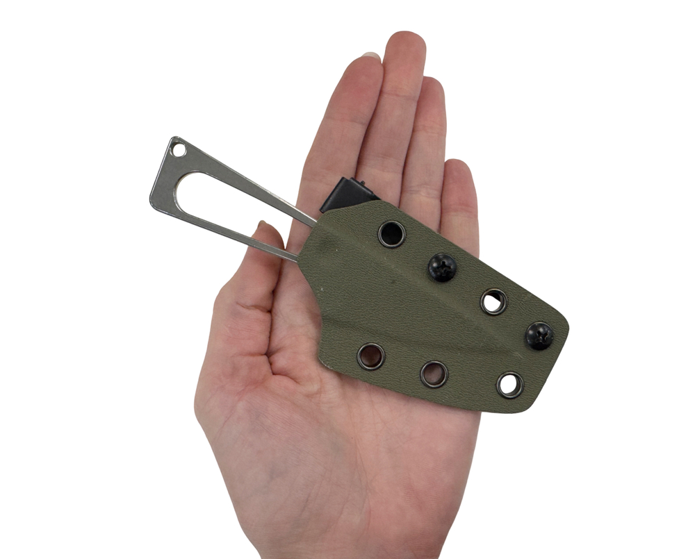 Скелетный нож Daggerr Sharx 2.0, сталь 8Cr13MOV, ножны Olive kydex, SHXOL