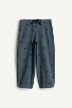 ZARA БРЮКИ В ГОРОШЕК - LIMITED EDITION, АНТРАЦИТОВО-СЕРЫЙ