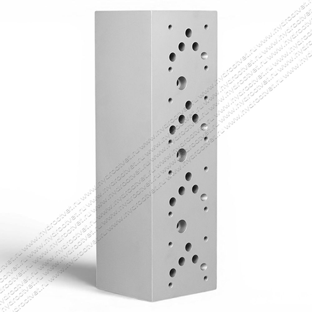 PD10-10A4-AL - четырехместная плита для гидравлических распределителей и клапанов NG10