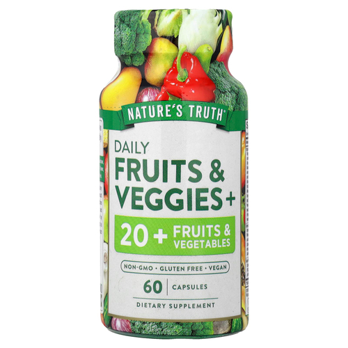 Nature's Truth, ежедневные фрукты и овощи, 60 капсул