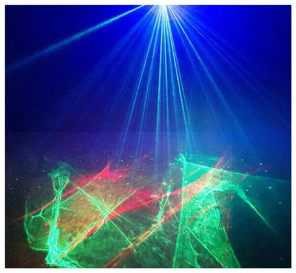 Проектор "Party Light", с эффектом северного сияния, лазерный, светодиодный
