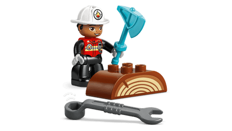 Конструктор LEGO Duplo 10473 Fire Truck with Hose and Firefighter