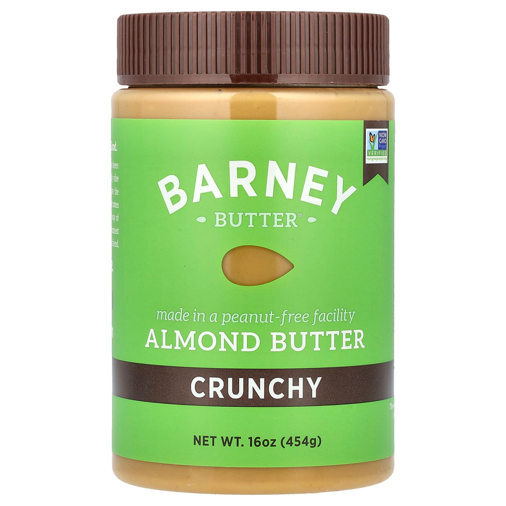 Barney Butter, Миндальное масло, хрустящее, 16 унций (454 г)