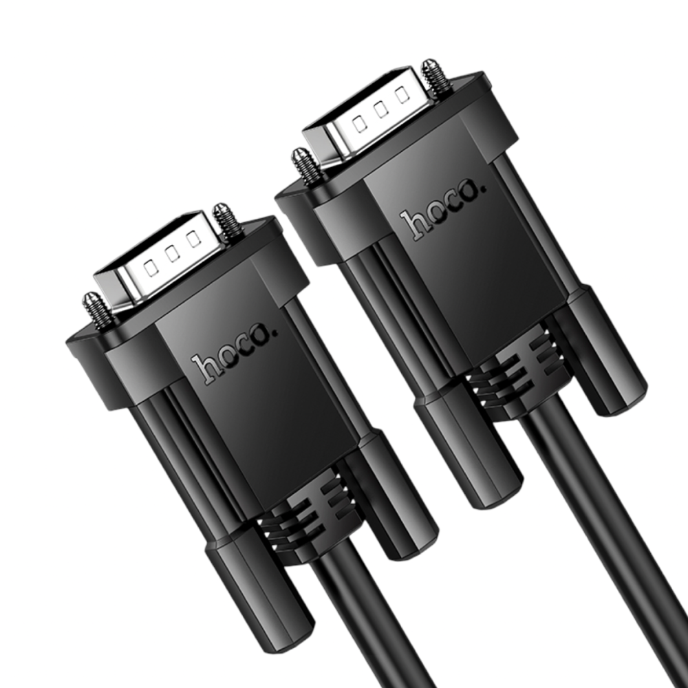 Кабель-переходник Hoco US11 VGA на VGA 1м черный