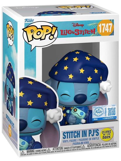 Фигурка Funko POP! Disney Lilo & Stitch Stitch in PJs (GW) SS (Exc) (1747) 91921