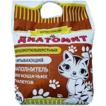 Наполнитель для кошачьего туалета, для короткошерстных кошек 5л Диатомит «CATS»