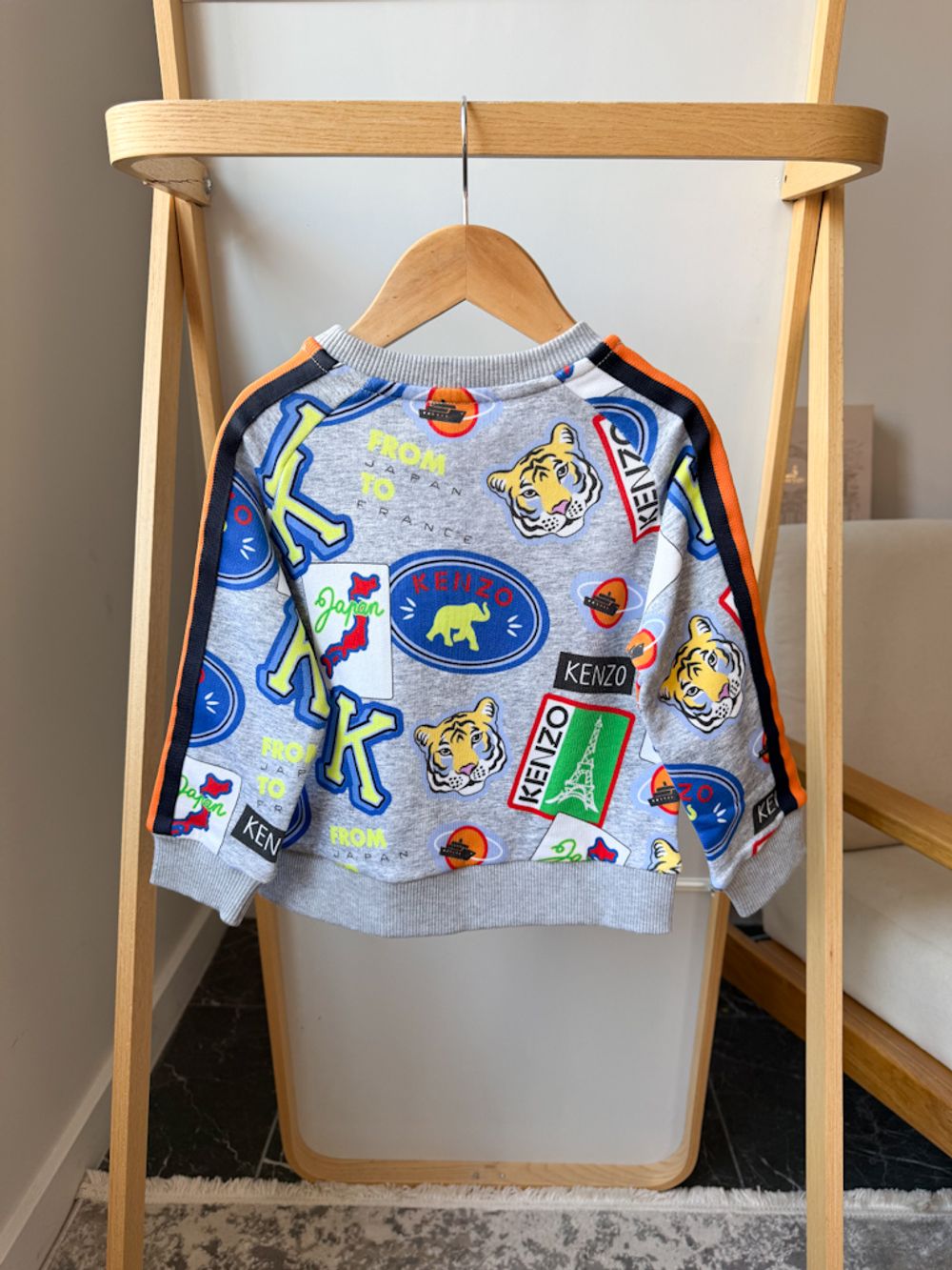 Новый хлопковый свитшот Kenzo, 98