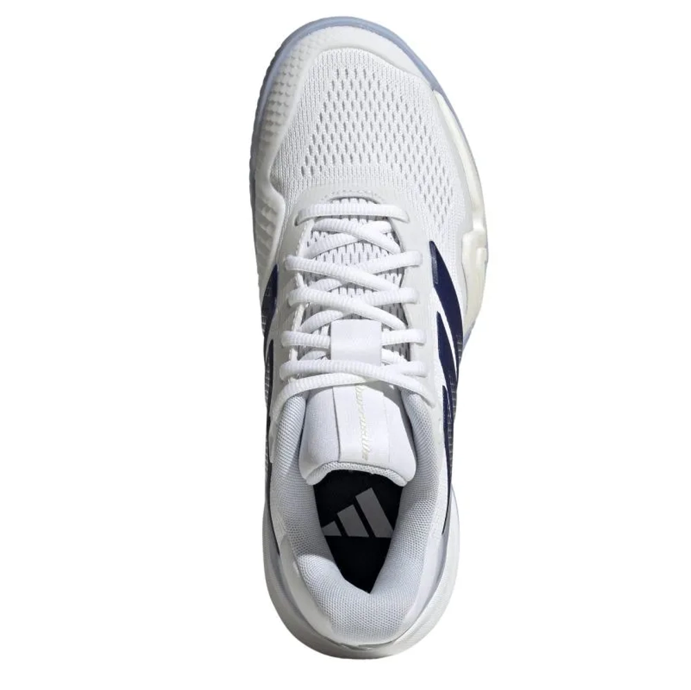 Женские теннисные кроссовки Adidas Barricade 14 W CL - cloud white/cyber metallic/dark blue