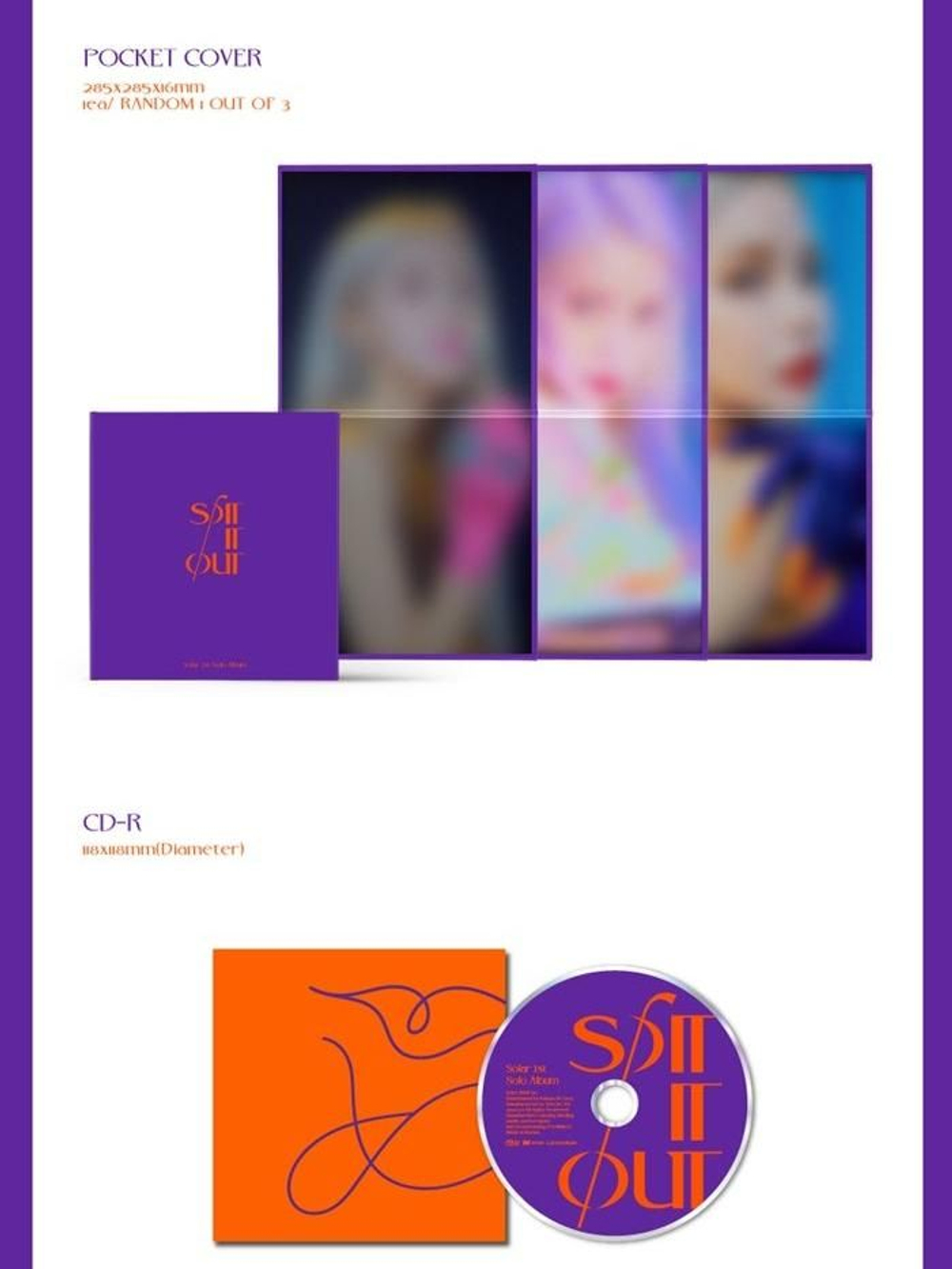 Альбом MAMAMOO Sola - Spit It Out 1st Single Album
