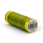 Нитки для трикотажа Gutermann Maraflex 120 (150 метров), 5 кат. | 582 зеленая горчица