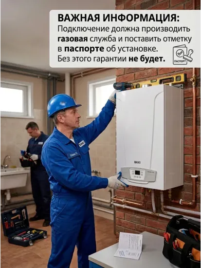 Газовый двухконтурный котел Baxi Eco Nova 24F New 24 кВт настенный