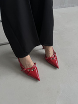 Туфли красные Zara
