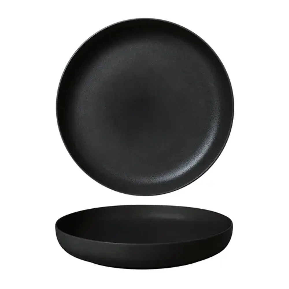 Тарелка с бортом d 21,5 см h3,5 см 500 мл Black Sand Noble [4]