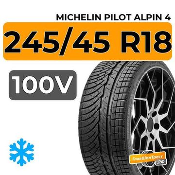Michelin Pilot Alpin 4 245/45 R18 100V XL