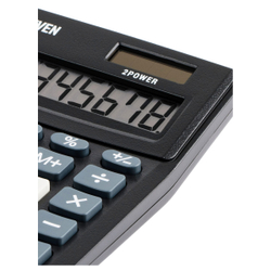Калькулятор настольный Eleven Business Line CMB801-BK, 8 разрядов, двойное питание, 102*137*31мм, черный CMB801-BK