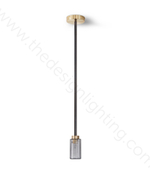 Pendant design lamp  Farol Double by Bert Frank (Smoky)