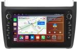 Магнитола для Volkswagen Polo 2009-2020 (рамка черная матовая) - Canbox 9091 Android 10, Быстрая, CarPlay, 4G SIM-слот