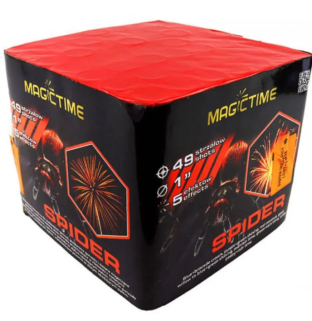 Батарея салютов Spider (P7625) от Magictime, 49 залпов, 25 мм
