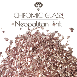 Стеклянная крошка Chromic Glass, Neopalitan Pink, 100гр