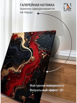 Картина "Космическая фантазия", на стену 50х70см 1шт.