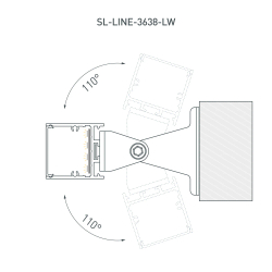 Профиль SL-LINE-3638-LW-2000 ANOD (Arlight, Алюминий) 038362
