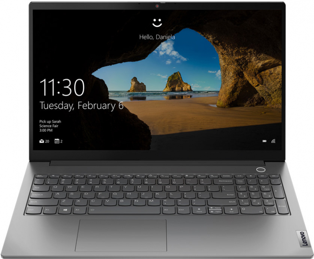 Ноутбук LENOVO Ноутбук Lenovo ThinkBook 15 G3 ACL Ryzen 5 5500U/8Gb/SSD256Gb/RX Vega 7/15.6"/IPS/FHD/TYPE-C AC Adapter/noOS/grey (21A40034RU)