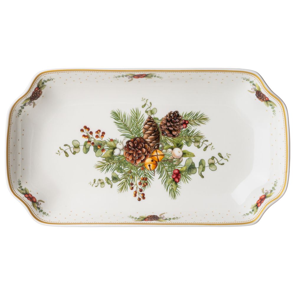 БЛЮДО LEFARD "CELEBRATION" ГЛУБОКОЕ 25*14*4 СМ (КОР=36ШТ)