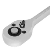 Ключ-трещотка 3/8", CrV, 72 зуба, с быстрым сбросом, матовый хром Stels — фото 5