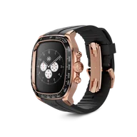 Корпус для Apple Watch CRS46 - Розовое золото/Чёрный