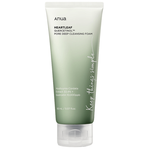 Anua Heartleaf QUERCETINOL Pore Deep Cleansing Foam 150 ml Очищающая пенка