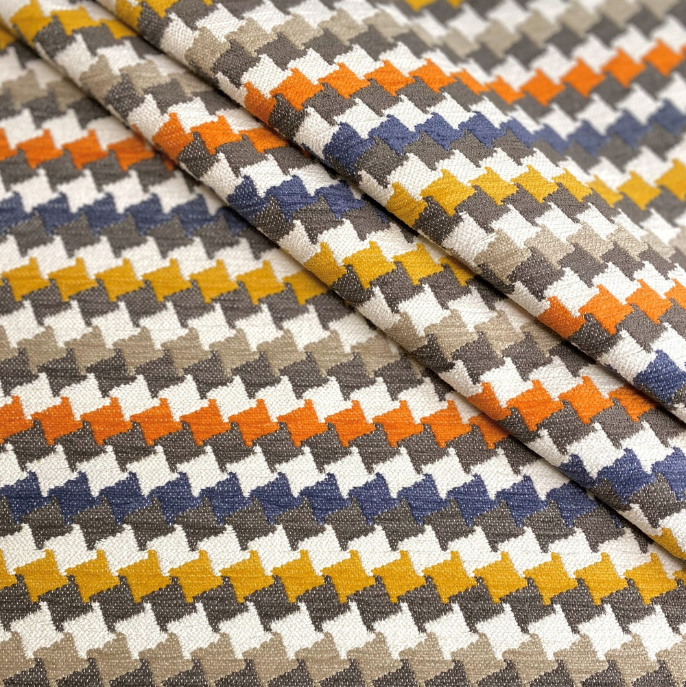 Шенилл Пасас грей оранж (Passas) V05 grey orange