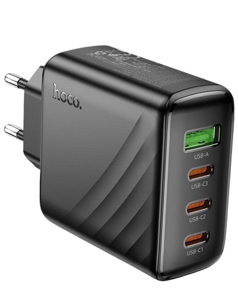 Сетевое зар. устр. Hoco CS27A 1USB/3C 67W черное