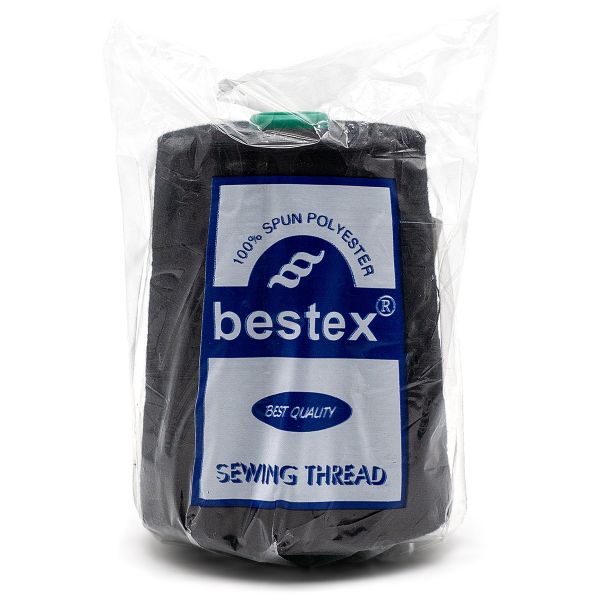 Нитки особо прочные Bestex 20/2, 5000 м, 200 черный