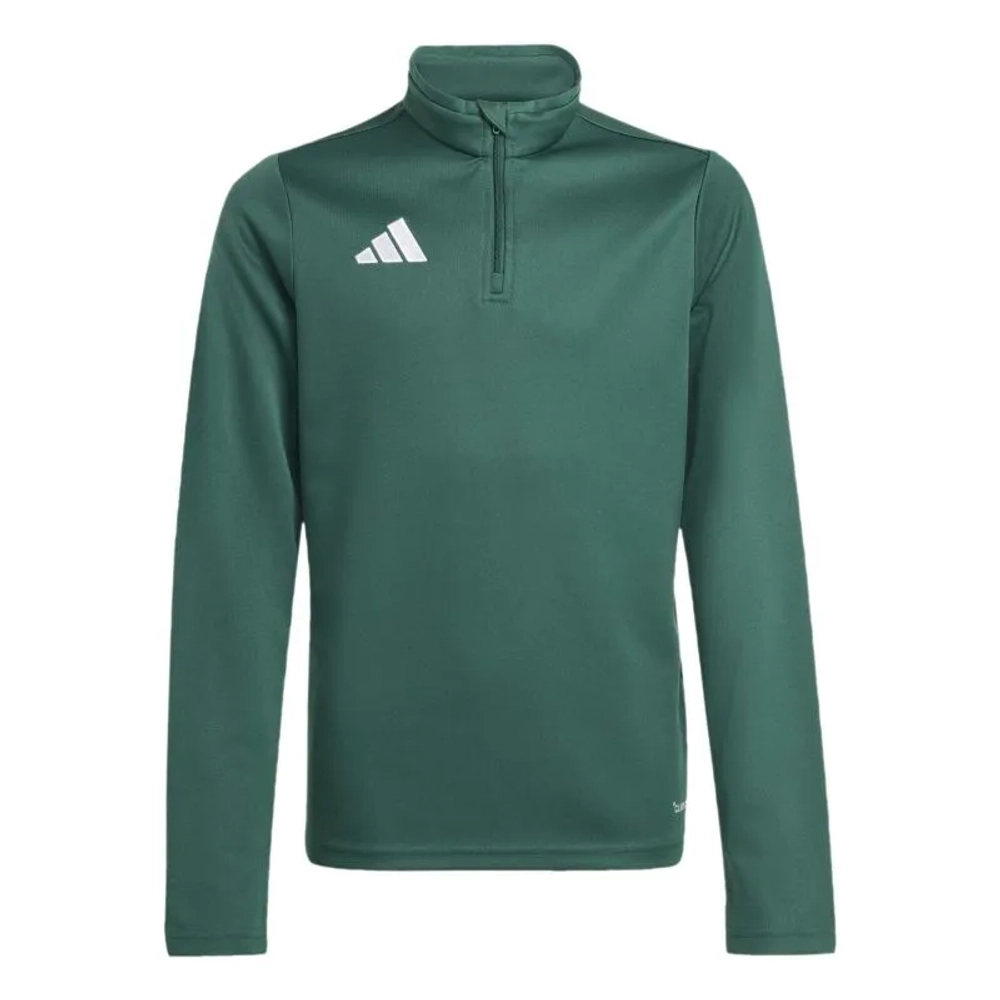 Кофта для мальчика теннисная Adidas Kids Entrada 26 Training Top - dark green/white