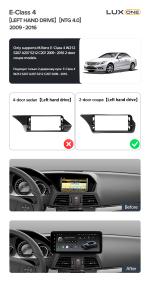 Комплект с разъёмами 12.3" Mercedes-Benz W212 S207 A207 S212 C207 2009-2016 NGT 4.0