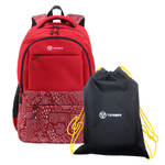 Фото школьный рюкзак CLASS X из полиэстера 900D TORBER T2602-22-RED-M с отделением для ноутбука с диагональю 15,6” с гарантией