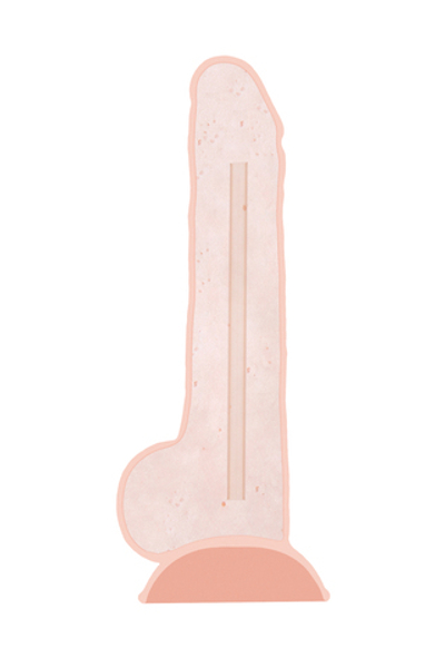 Фаллоимитатор RealStick Silicone сайлекспан телесный 18 см