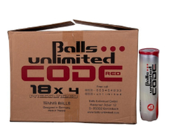 Упаковка теннисных мячей Balls Unlimited Code Red 18 x 4B