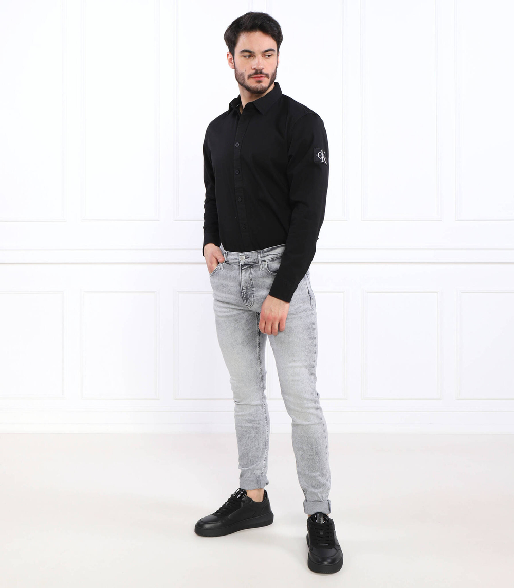 Рубашка MONOLOGO BADGE CALVIN KLEIN JEANS - черный(J30J323255)