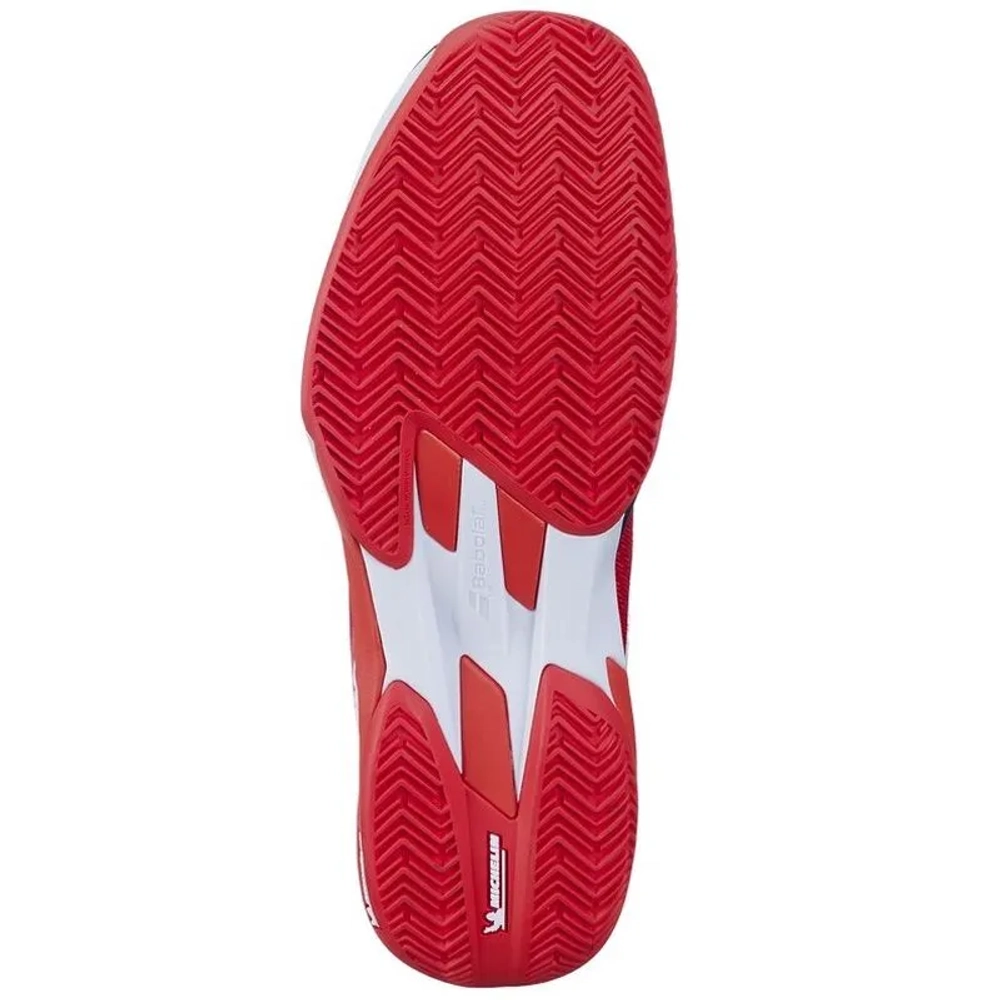 Теннисные кроссовки Babolat Jet Mach 4 Clay - cherry tomato/white