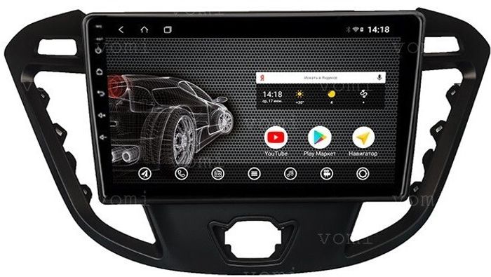 Магнитола для Ford Transit Custom 2012+ - AK518R9-MTK Android 10