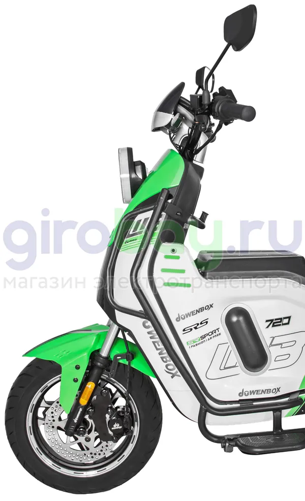 Электроскутер WENBOX U7 2000W (60V/52Ah) - Зеленый, АКБ LiFePO4 фото №8