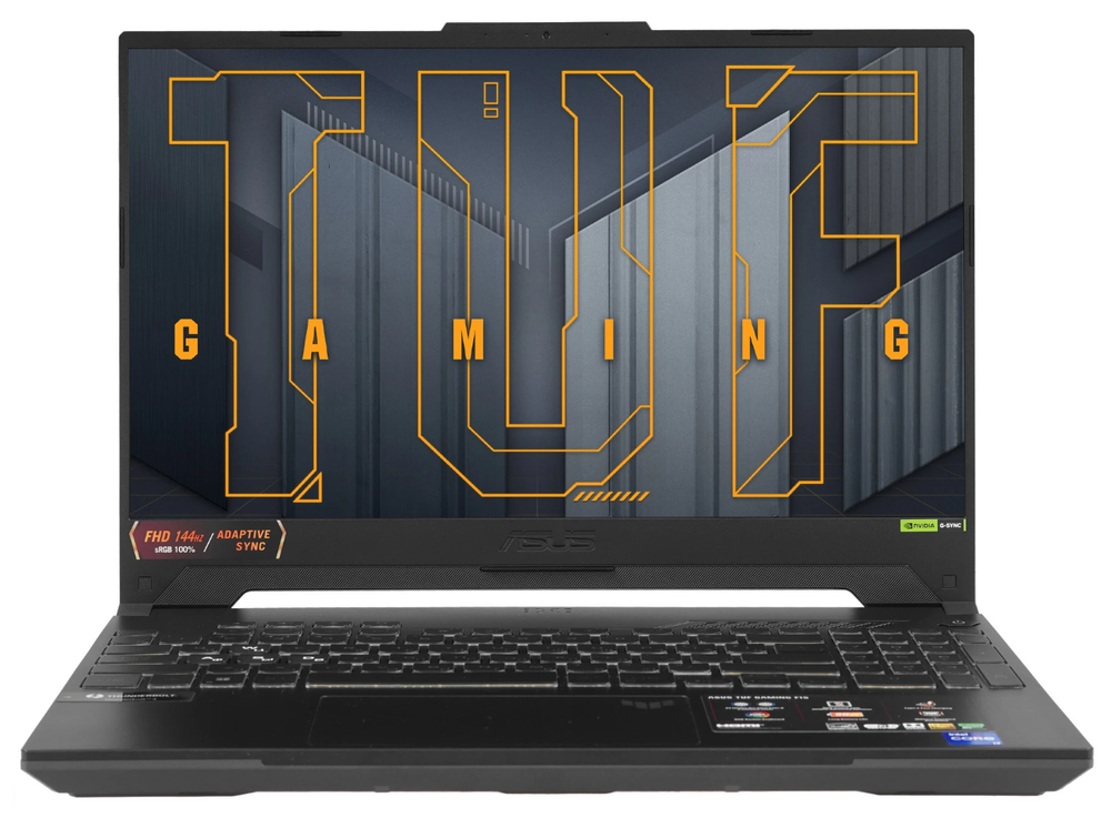 15.6" Ноутбук Asus TUF Gaming F15 FX507UV-LP150 (1920x1080, Intel Core i7-13620H, RAM 16ГБ, SSD 512ГБ, NVIDIA GeForce RTX 4050, OS Windows)