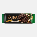 Печенье с шоколадом и фундуком/шоколадом и карамелью Extra/Extrasi 150г в ассортименте