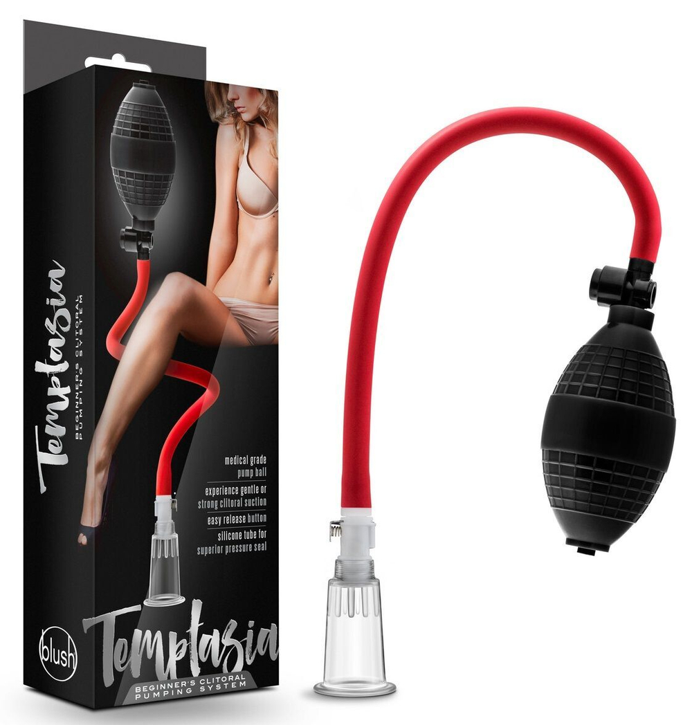Вакуумная помпа для клитора и сосков Beginners Clitoral Pumping System (Цвет: прозрачный)
