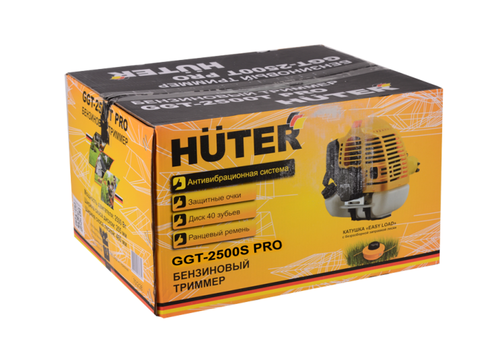 Триммер бензиновый Huter GGT-2500S PRO (с антивибрационной системой)